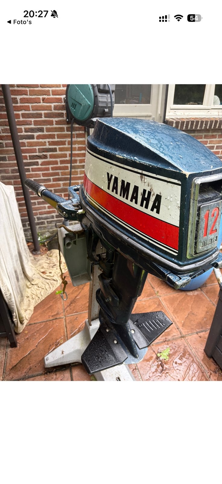 Yamaha 12 pk kortstaart, Ophalen, 10 tot 30 pk, Gebruikt, Buitenboordmotor
