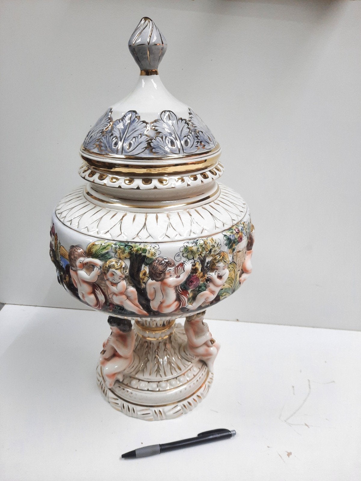 Capodimonte vaas, Ophalen of Verzenden
