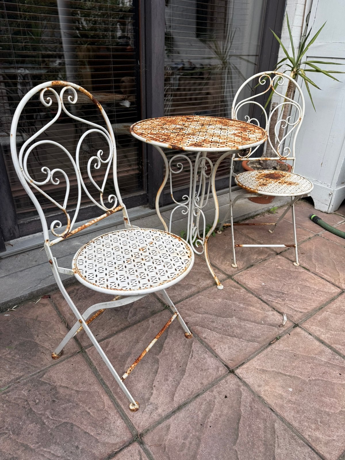 Tuinset antiek retro vintage, Tuin en Terras, Ophalen, Zo goed als nieuw, Tuinset