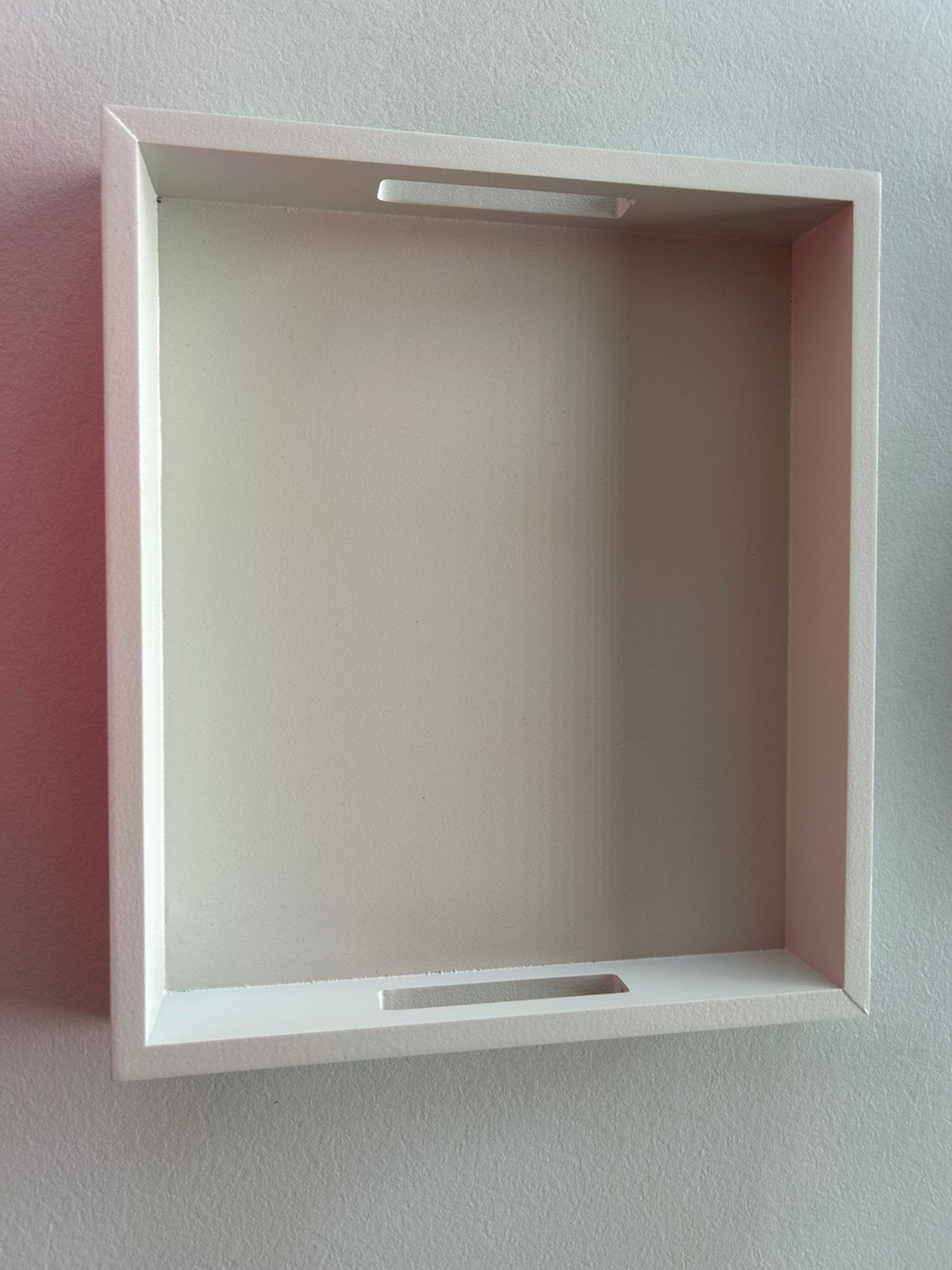 Wit houten dienblad, Enlèvement, Comme neuf, Plateau