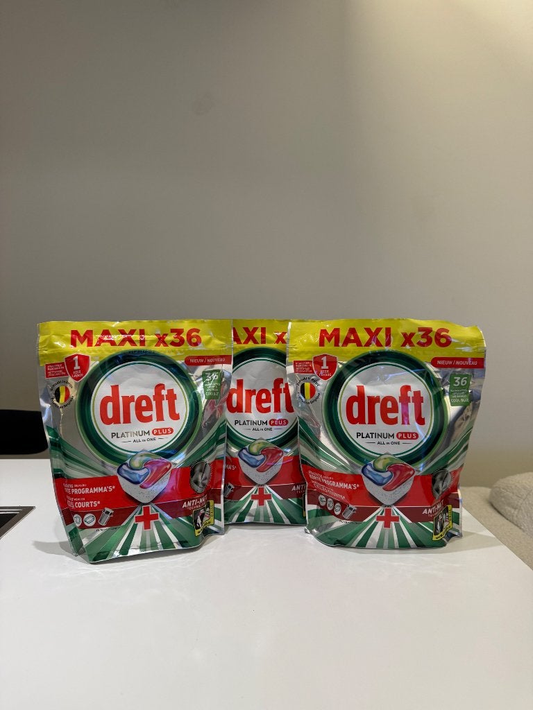 Capsules pour lave-vaisselle dreft, Maison & Meubles, Produits de nettoyage, Enlèvement