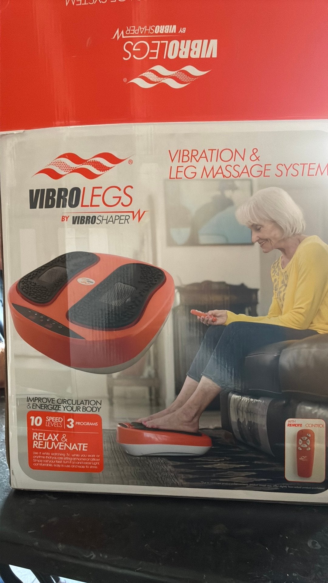 VibroLegs by VibroShaper, Sport en Fitness, Ophalen, Zo goed als nieuw