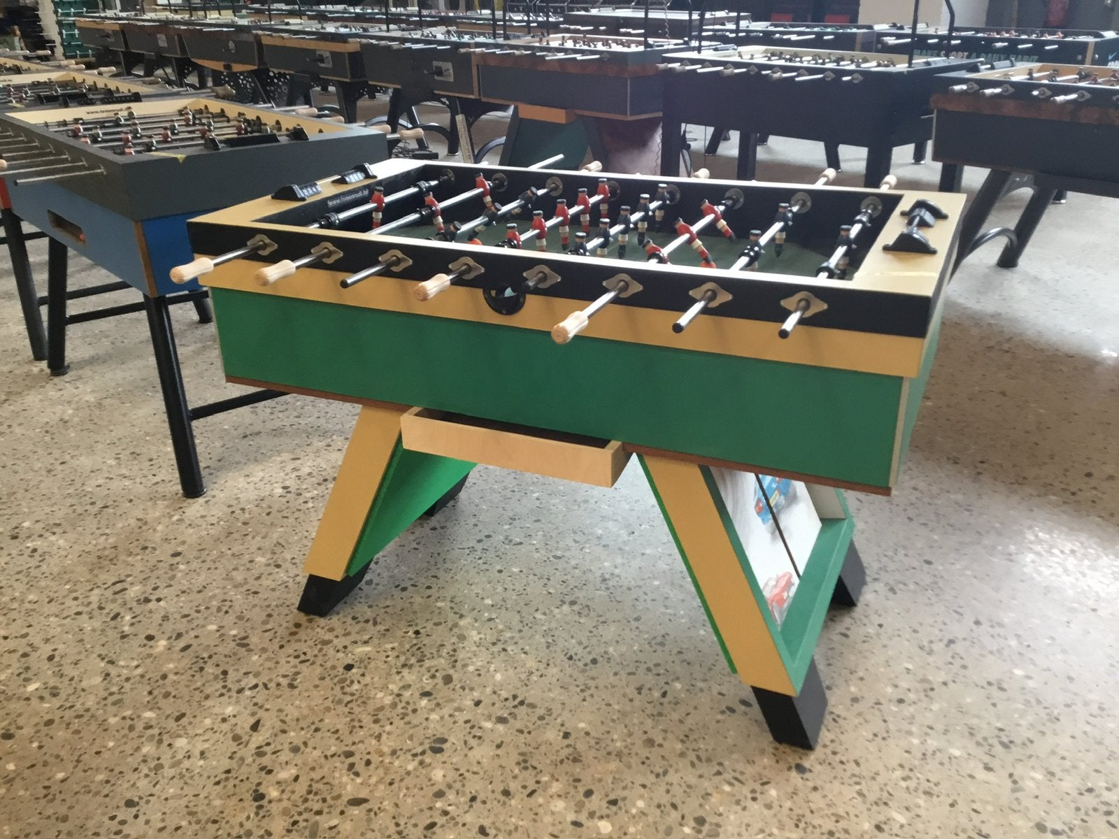Babyfoot Jupiter vert formaté, Enlèvement ou Envoi, Comme neuf