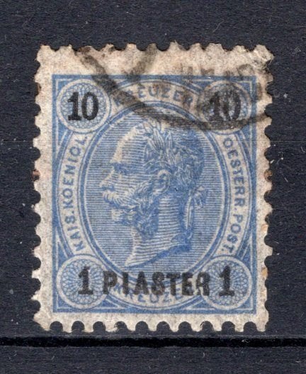 OOSTENRIJK Yt. LE23 gestempeld 1890 Turkse post, Postzegels en Munten, Postzegels | Europa | Oostenrijk, Verzenden, Gestempeld