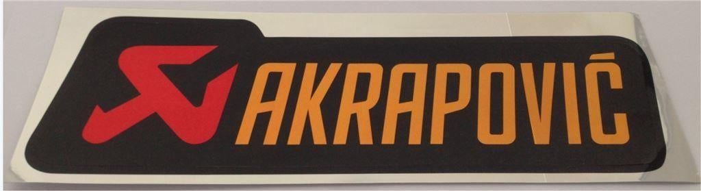 Akrapovic sticker hittebestendig #3, Motoren, Verzenden