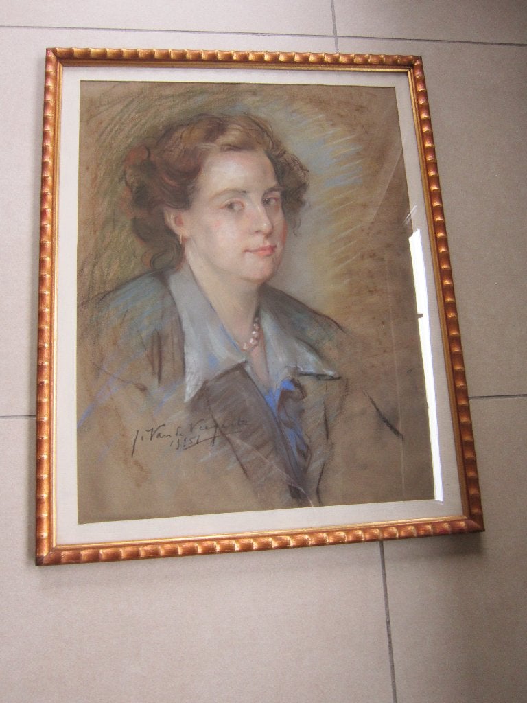 Pastel, Antiquités & Art, Enlèvement, Classique, Pastel, Portrait ou Personnes