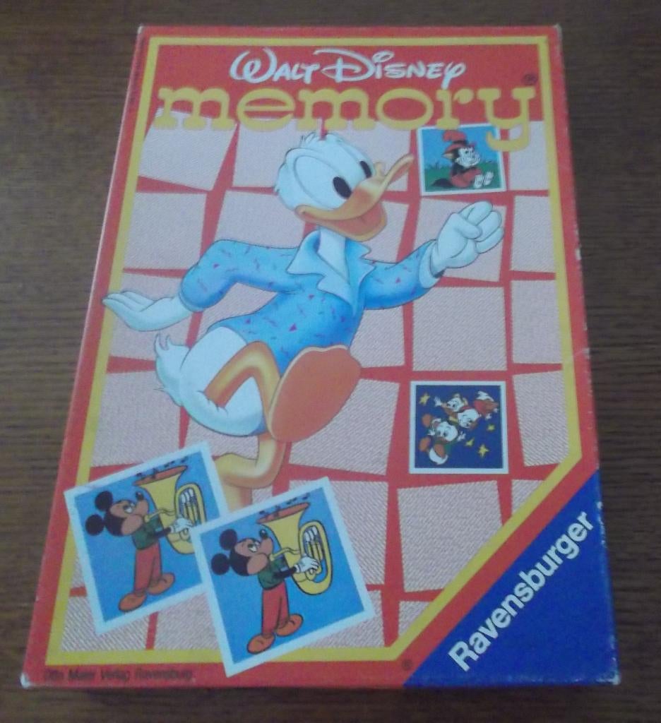 spel Walt Disney Memory / Vintage / Ravensburger, Vijf spelers of meer, Ophalen, Gebruikt, Ravensburger