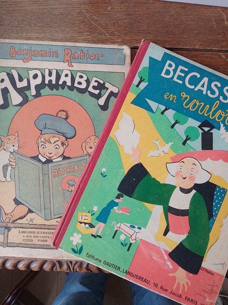 Twee oude Franstalige stripverhaal en kinderboek, Livres, Enlèvement ou Envoi