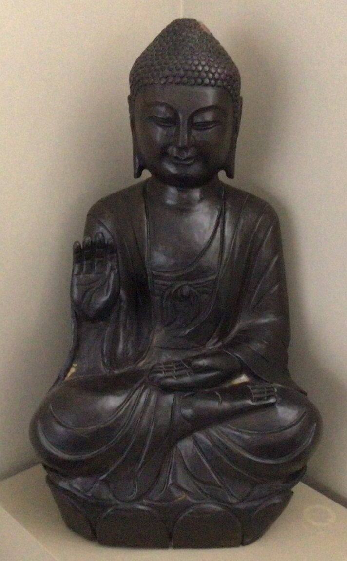 Bronzen budha beeld, Ophalen, Zo goed als nieuw