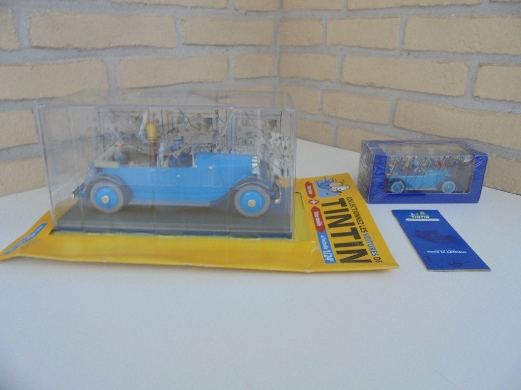 Kuifje " De Staatsiewagen " grote 1:24 + kleine 1:43 geseald, Verzamelen, Ophalen of Verzenden, Kuifje, Nieuw, Overige typen
