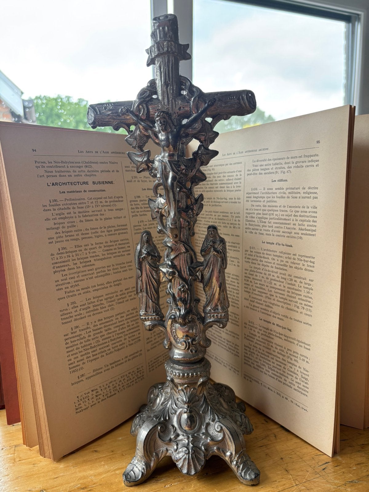 Kruis - verzilverd, Ophalen of Verzenden, Overige materialen