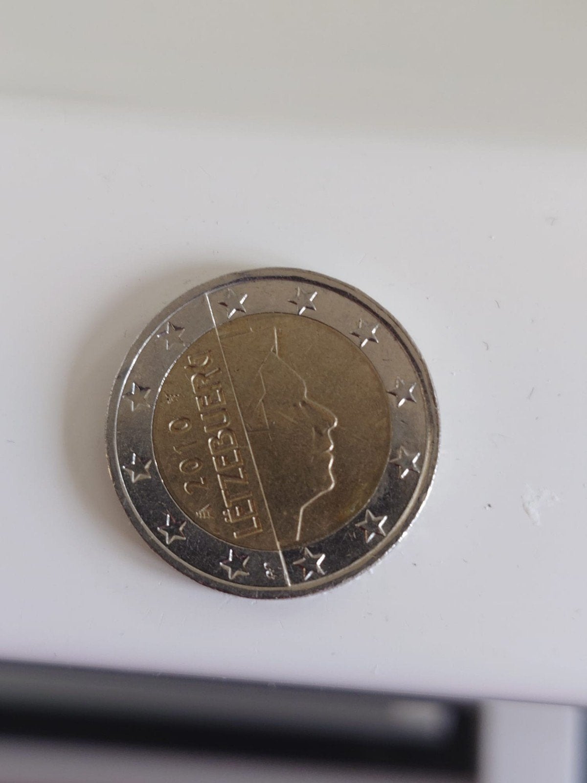 Zeldzame 2-euro munt van Luxemburg 2010, Postzegels en Munten, Munten | Europa | Euromunten, Ophalen, Luxemburg