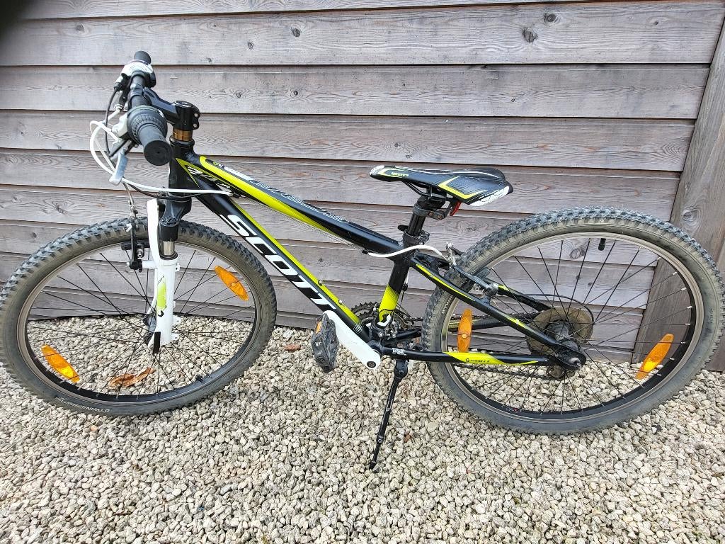 Kinderfiets MTB scott 24 inch, Fietsen en Brommers, Fietsen | Jongens, Ophalen, Versnellingen, Scott, Gebruikt