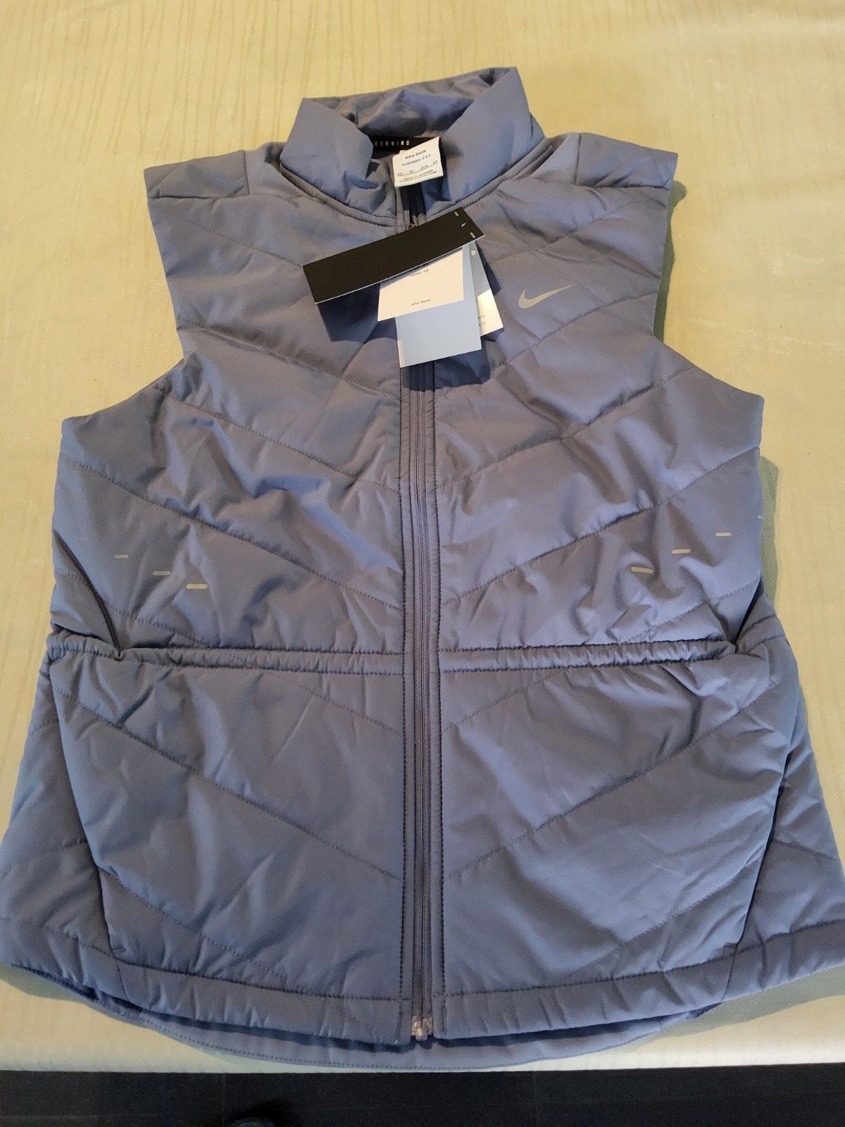 NIKE THERMA-FIT SWIFT VEST BODYWARMER NIEUW, Ophalen, Maat 34 (XS) of kleiner, Blauw