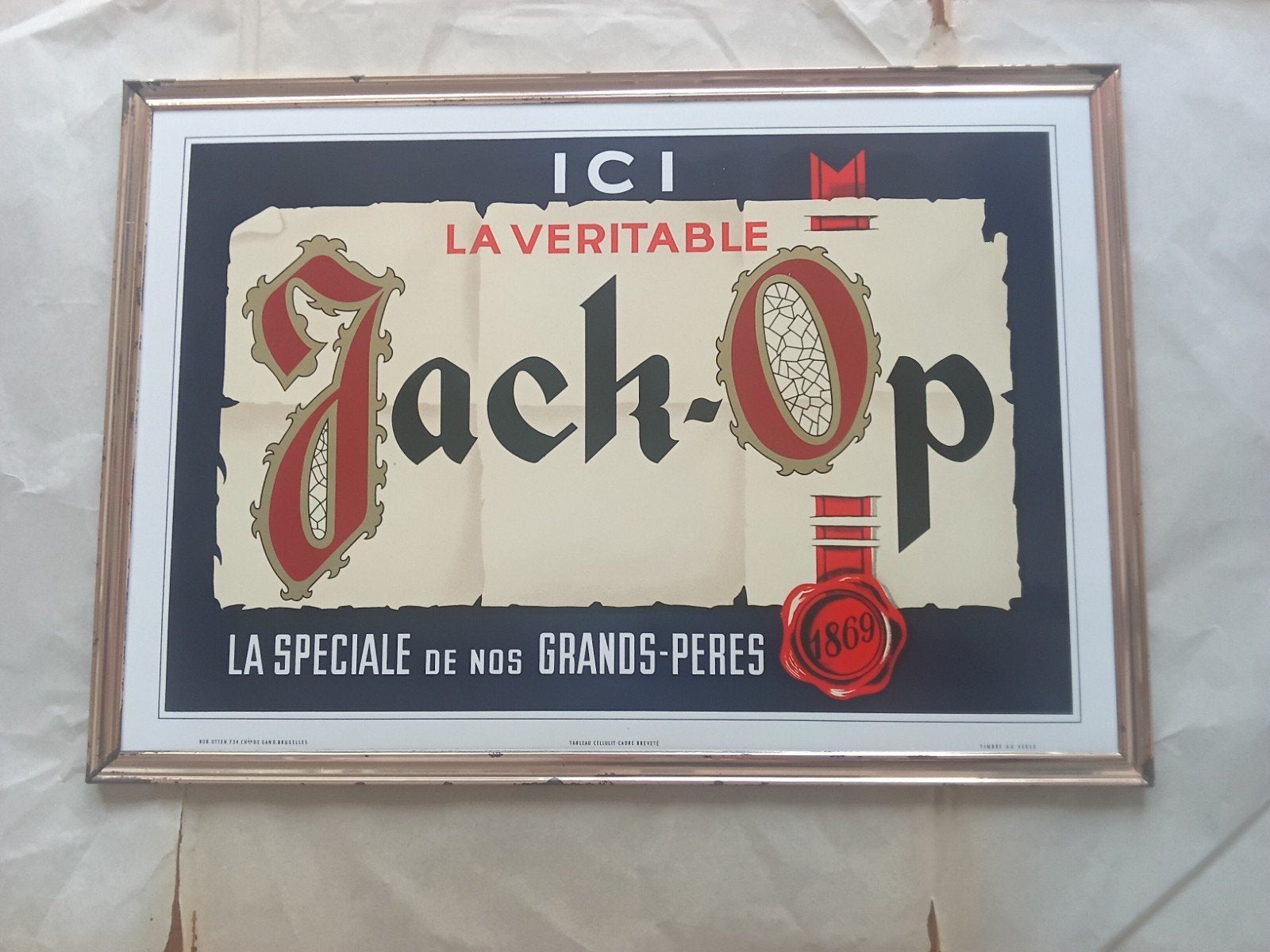 Jack Op kader 1959, Ophalen