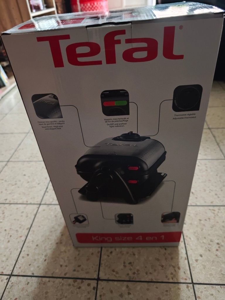 Gaufrier neuf  Tefal scellé, Enlèvement ou Envoi, Plaques amovibles, Neuf