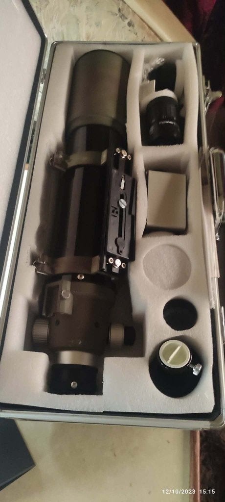 Skywatcher Apo 80ed + nombreux accessoires, TV, Hi-fi & Vidéo, Matériel d'optique | Télescopes, Enlèvement, Comme neuf, 80 à 200 mm