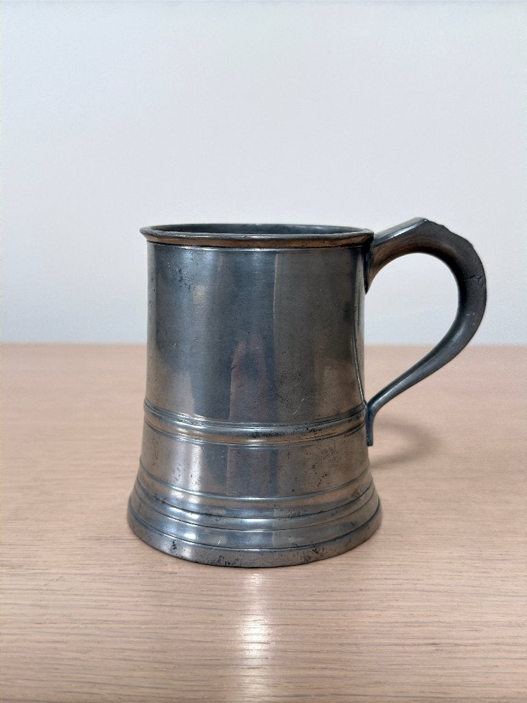 Antieke Engelse Tinnen Bierpul / Pint - Harry Mason Ltd 1925, Antiquités & Art, Antiquités | Étain, Enlèvement ou Envoi