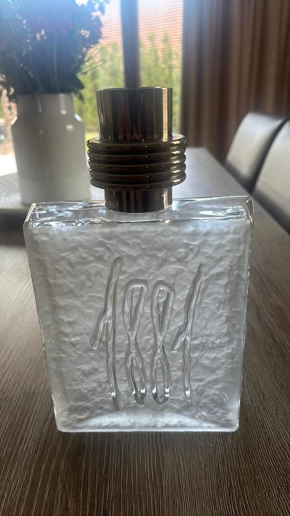 Grote dummy fles Nino Cerruti in glas, Verzamelen, Ophalen, Zo goed als nieuw, Parfumfles