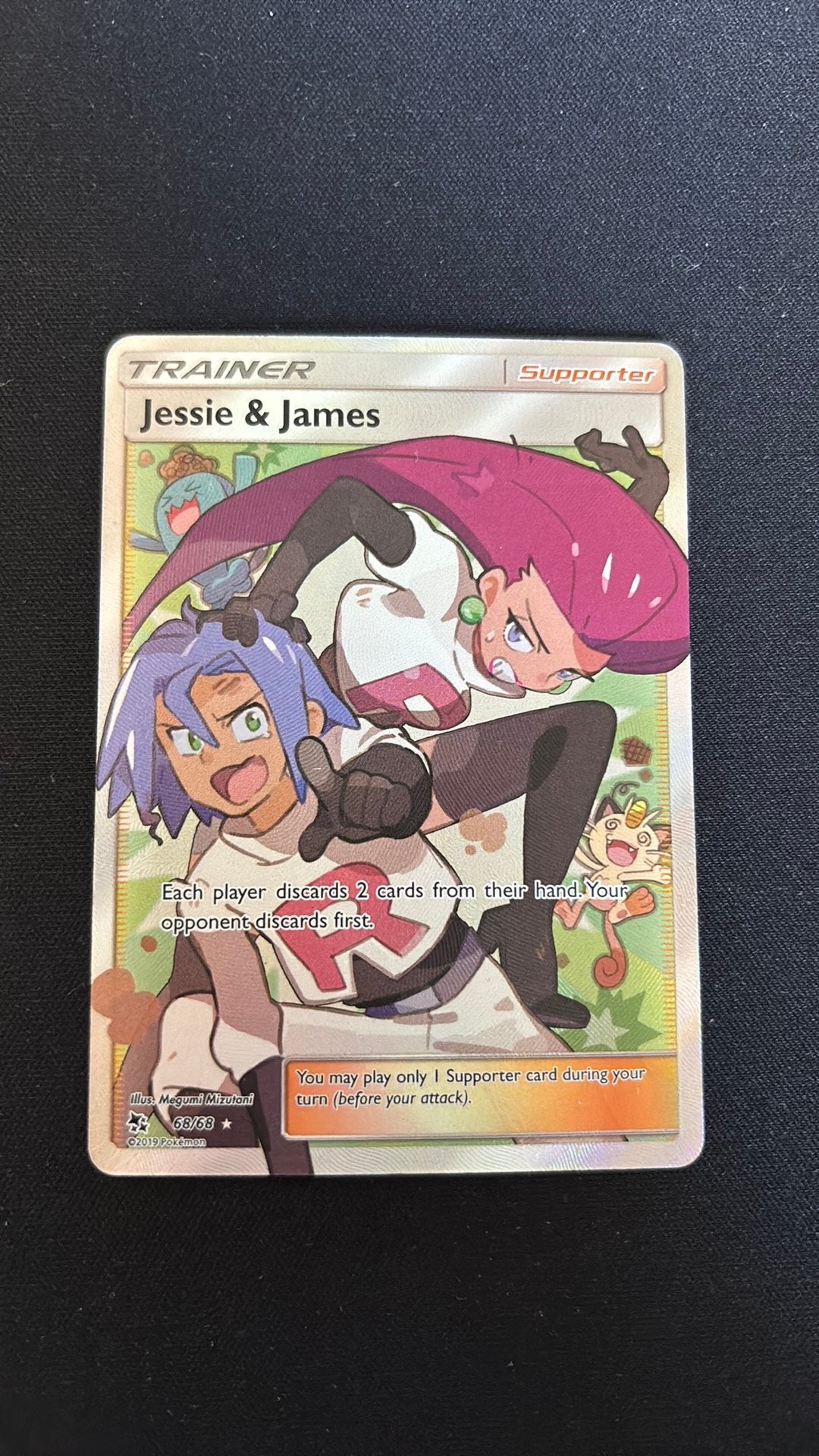 Pokémon kaart Jessie&James, Hobby en Vrije tijd, Ophalen of Verzenden
