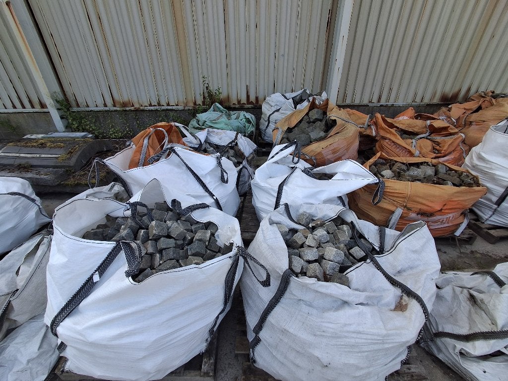kasseien in big bags, Jardin & Terrasse, Enlèvement, Utilisé