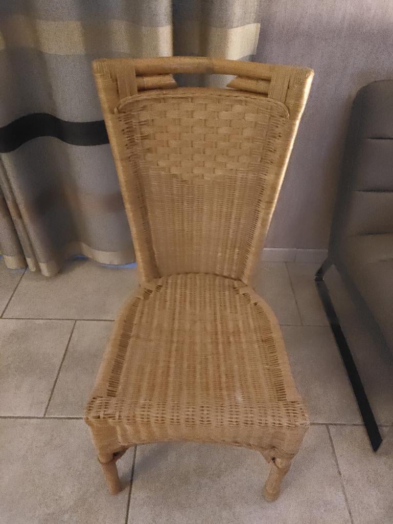 Rieten stoel, Ophalen