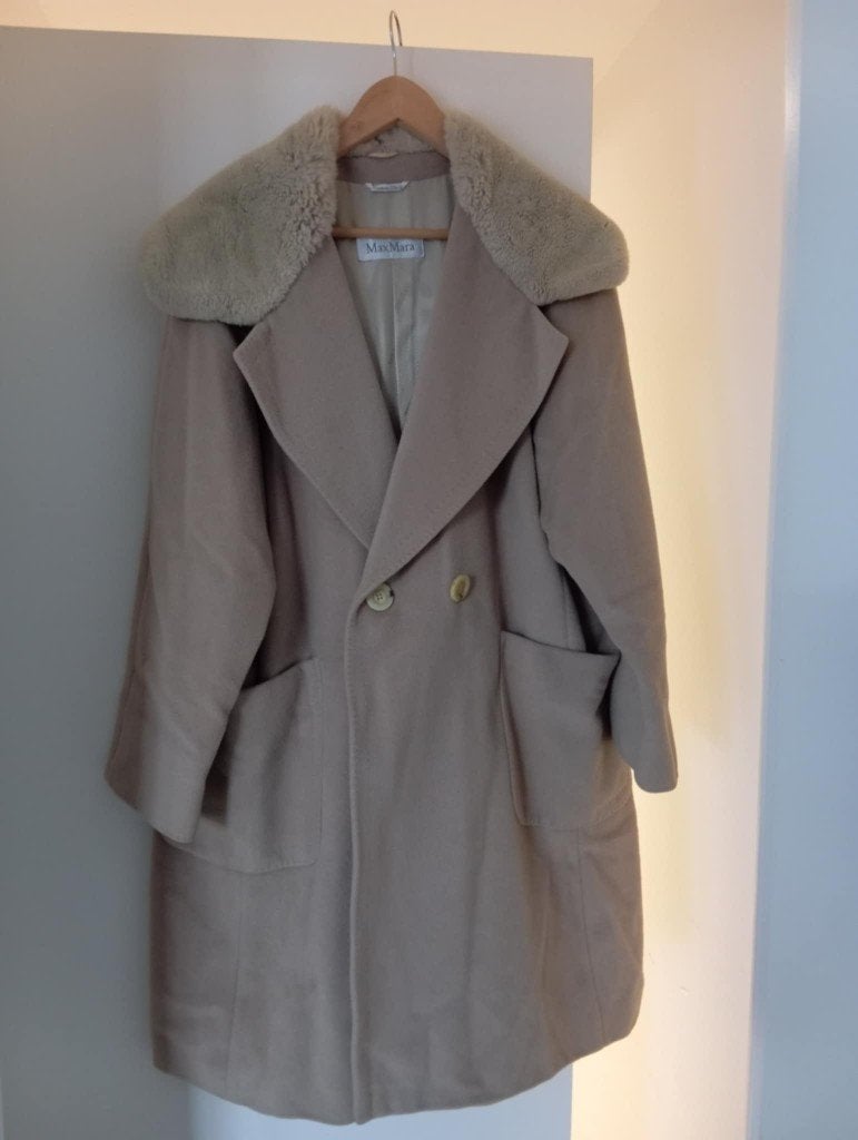 Manteau MaxMara, Vêtements | Femmes, Taille 38/40 (M), Enlèvement ou Envoi, Beige, Comme neuf