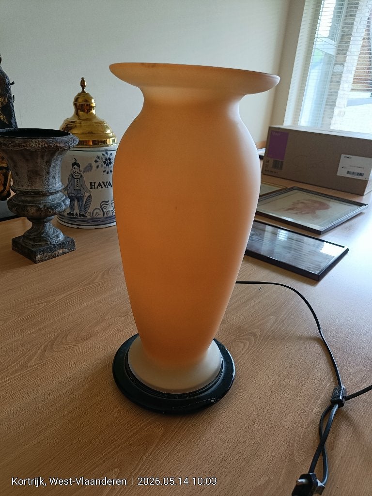 antiek lamp, Ophalen
