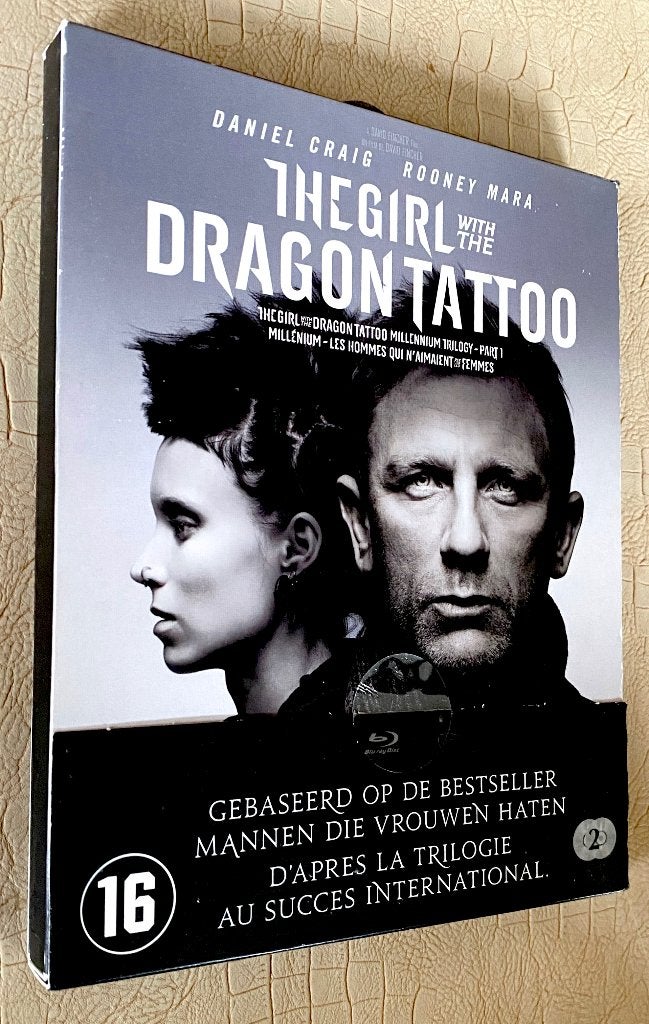 (Millenium)THE GIRL WITH THE DRAGON TATOO /Digipack 2 BLURAY, Thrillers et Policier, Coffret, Enlèvement ou Envoi, Néerlandais
