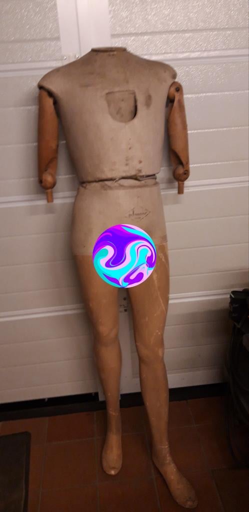 Mannequin jaren 30 P.Imans, Antiek en Kunst, Curiosa en Brocante, Ophalen