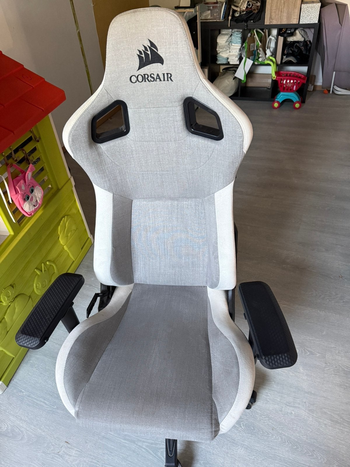 Chaise corsair, Maison & Meubles, Chaises de bureau, Gris, Chaise de bureau de gaming, Enlèvement, Utilisé
