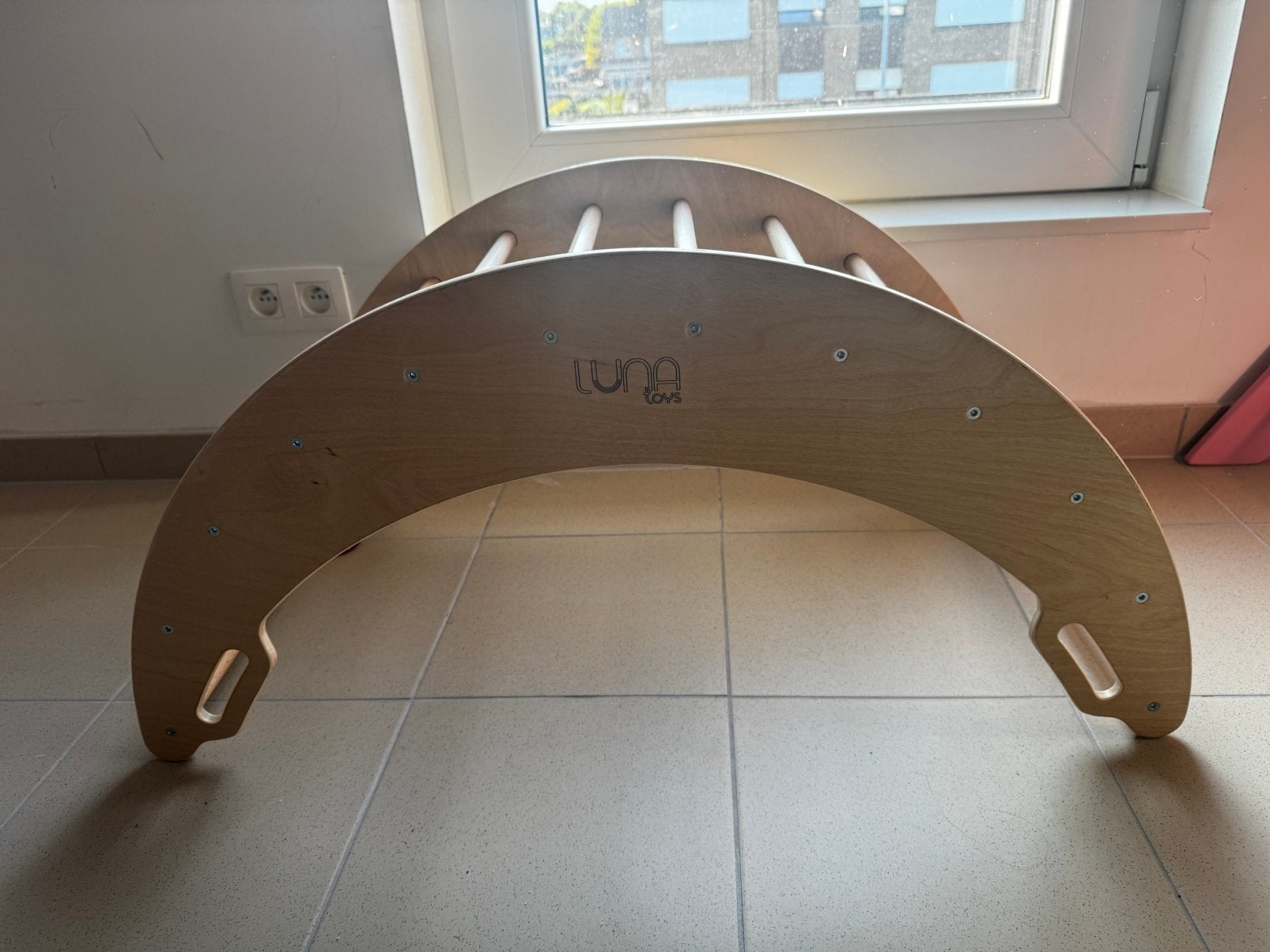 luna toys klimboog, Ophalen, Zo goed als nieuw, Babygym