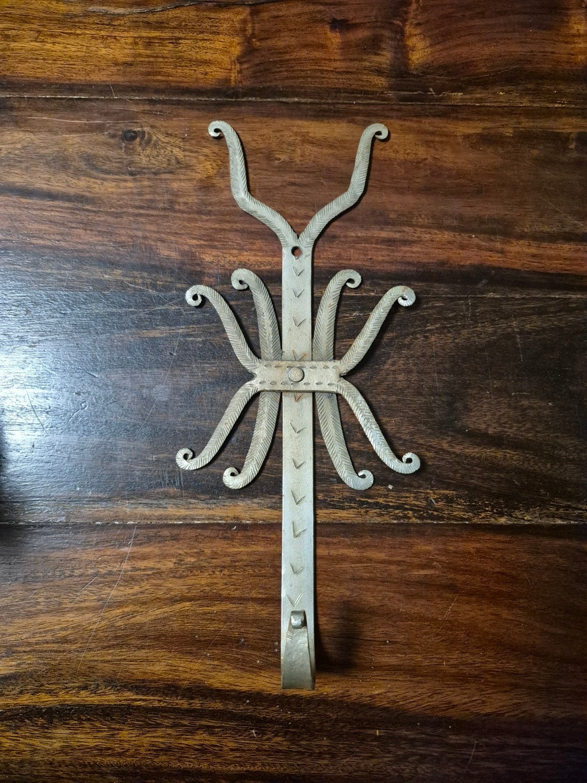 ancien porte-jeux en fer forgé à la main de la fin du XVIIIe, Antiquités & Art, Enlèvement ou Envoi