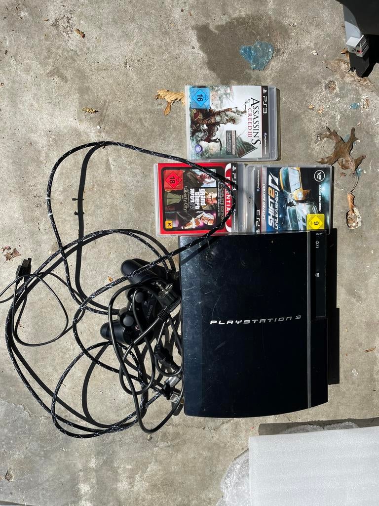 PlayStation 3 Complete Set met 3 Top Games!, Games en Spelcomputers, Spelcomputers | Sony PlayStation 3, Ophalen, Zo goed als nieuw