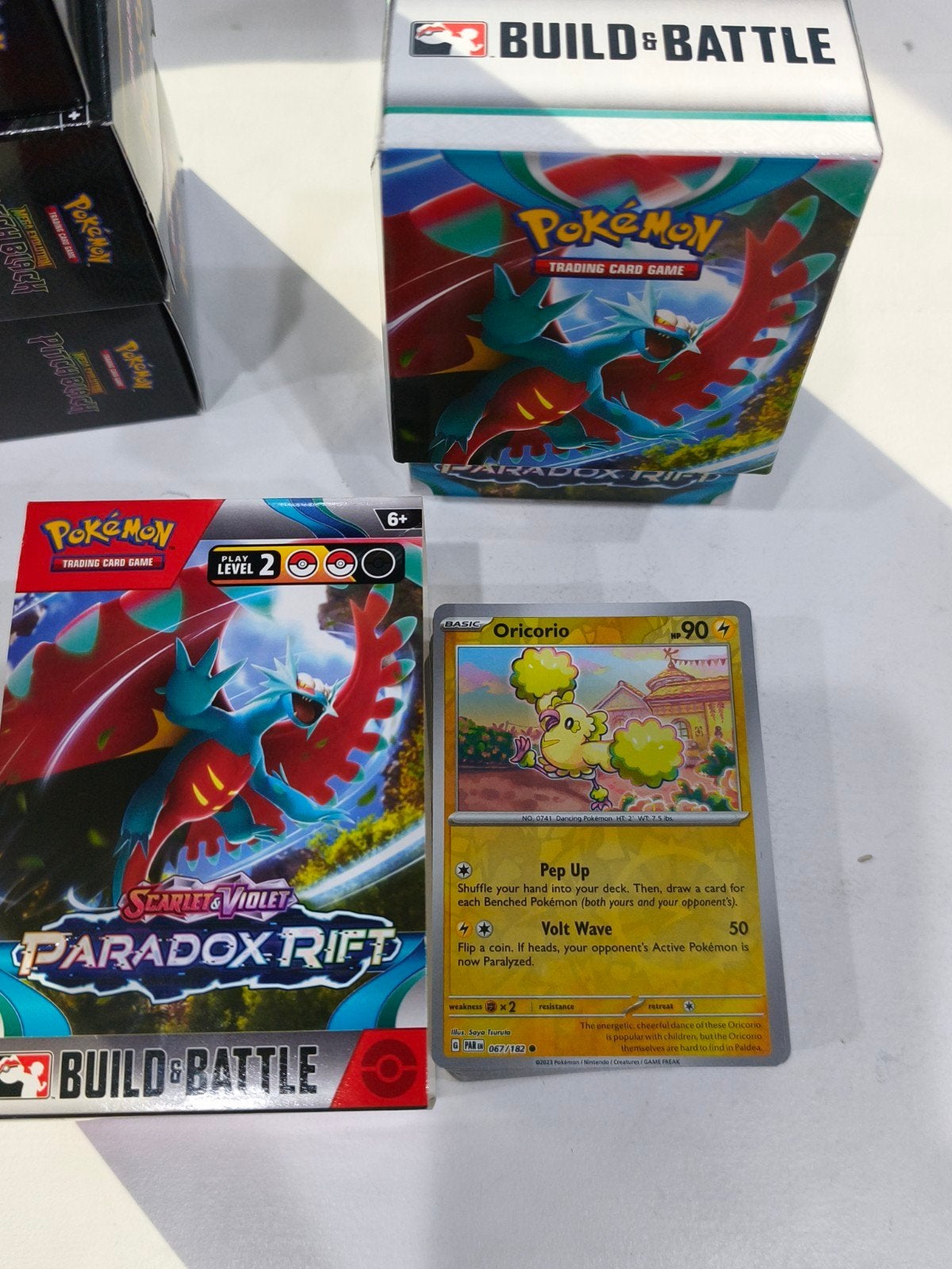 pokemon paradox rift random bulk 86 stuks, Ophalen, Zo goed als nieuw