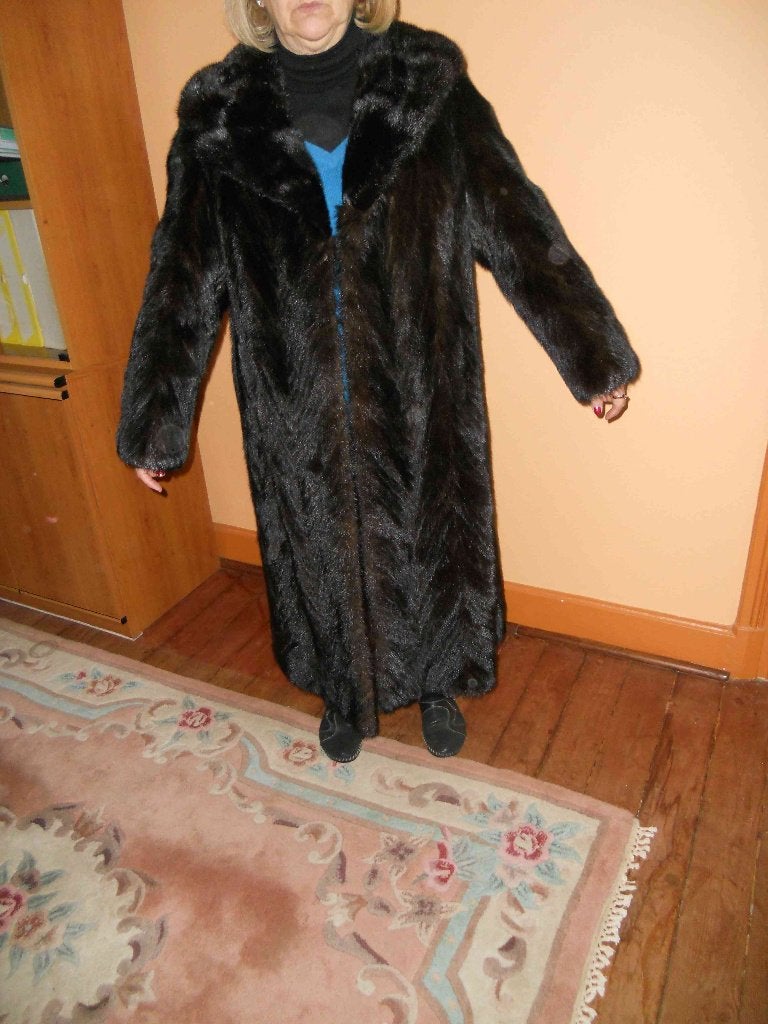 Manteau en vison, Kleding | Dames, Jassen | Winter, Ophalen of Verzenden, Gedragen