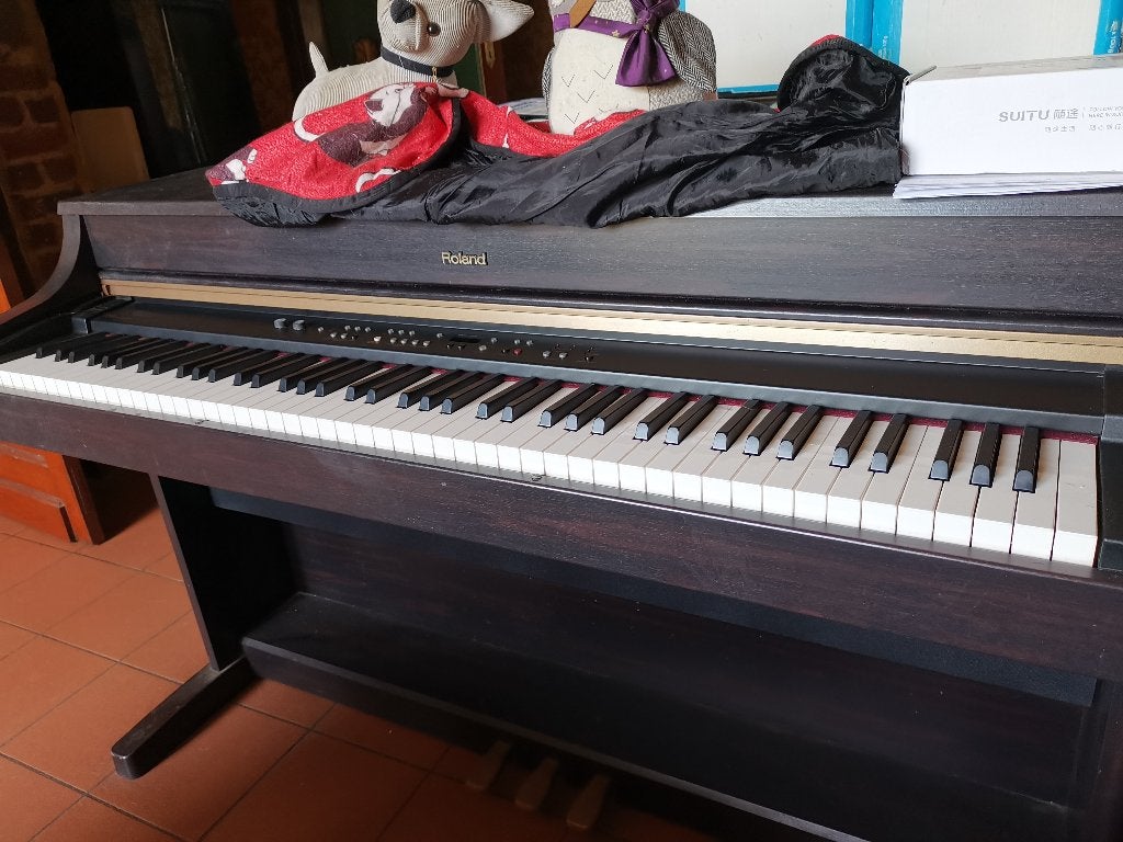 Roland electrisch piano, Ophalen, Gebruikt, Zwart, Digitaal
