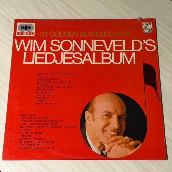 Wim Sonneveld's Liedjesalbum LP, Cd's en Dvd's, Ophalen of Verzenden, Gebruikt, 12 inch, LP