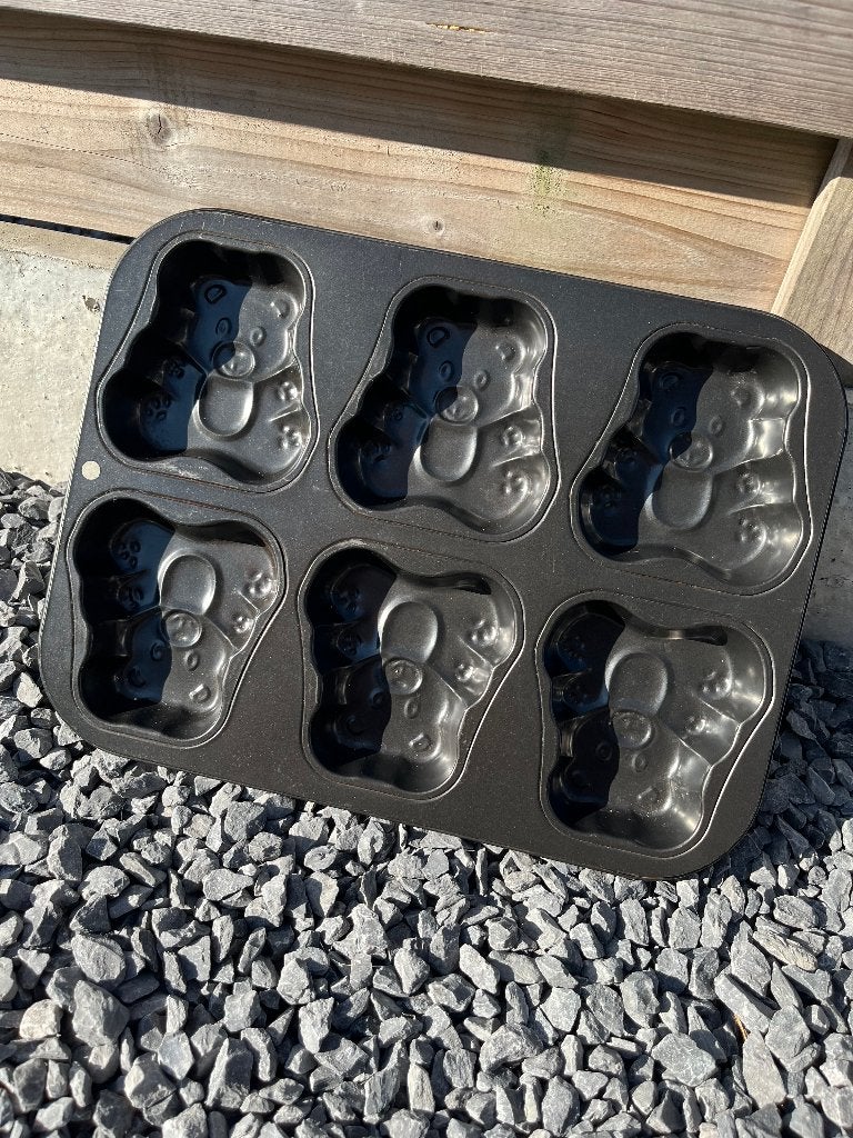 bakvorm met kleine beertjes, Ophalen, Zo goed als nieuw, Taarten of Cupcakes, Bakvorm
