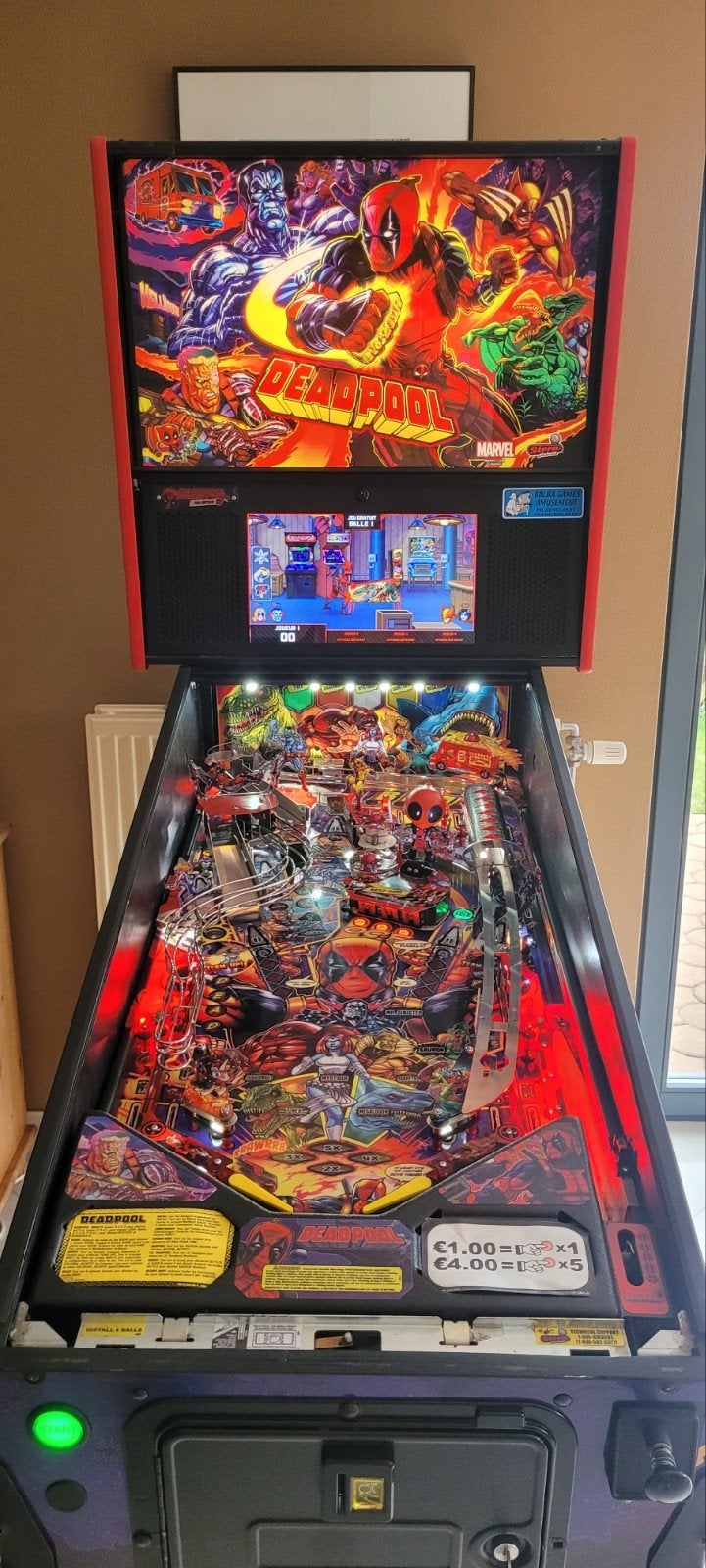 Flipper Stern Deadpool Pro, Collections, Machines | Flipper (jeu), Stern