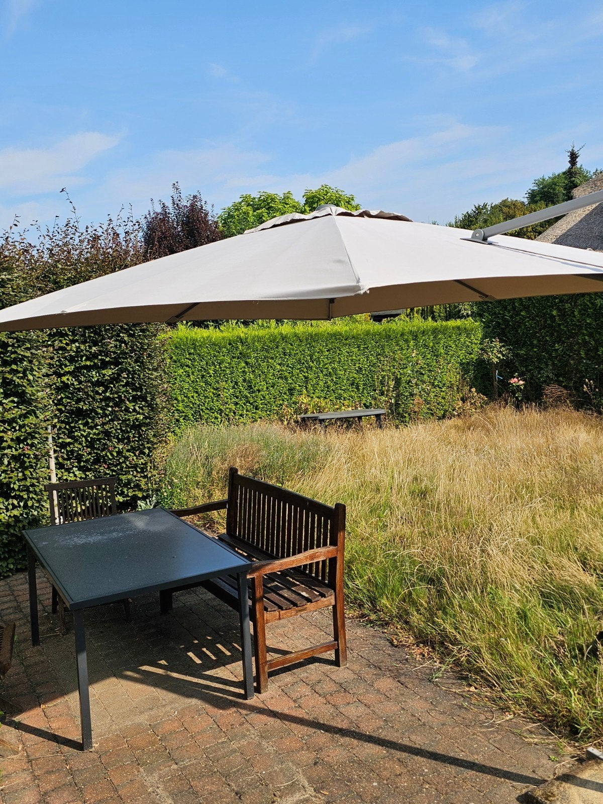 zweefparasol, Tuin en Terras, Parasols, Ophalen, Zweefparasol