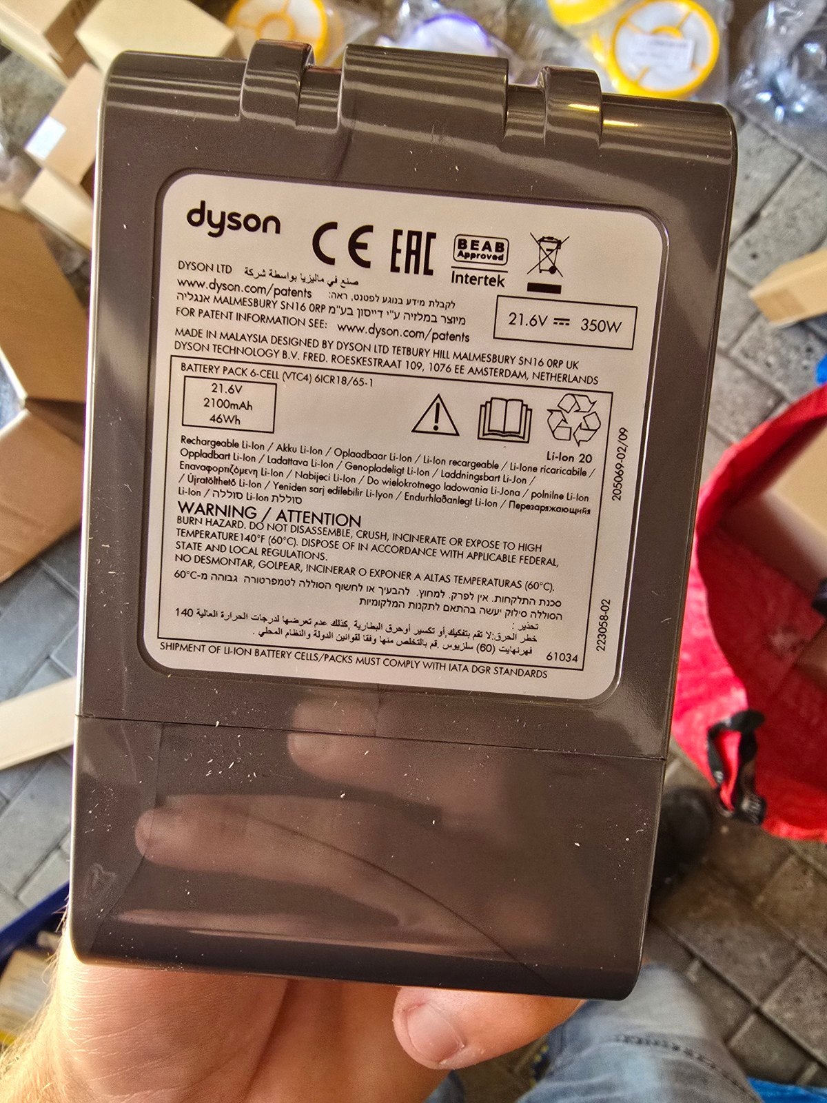 Dyson accus nieuw in de doos, Ophalen of Verzenden