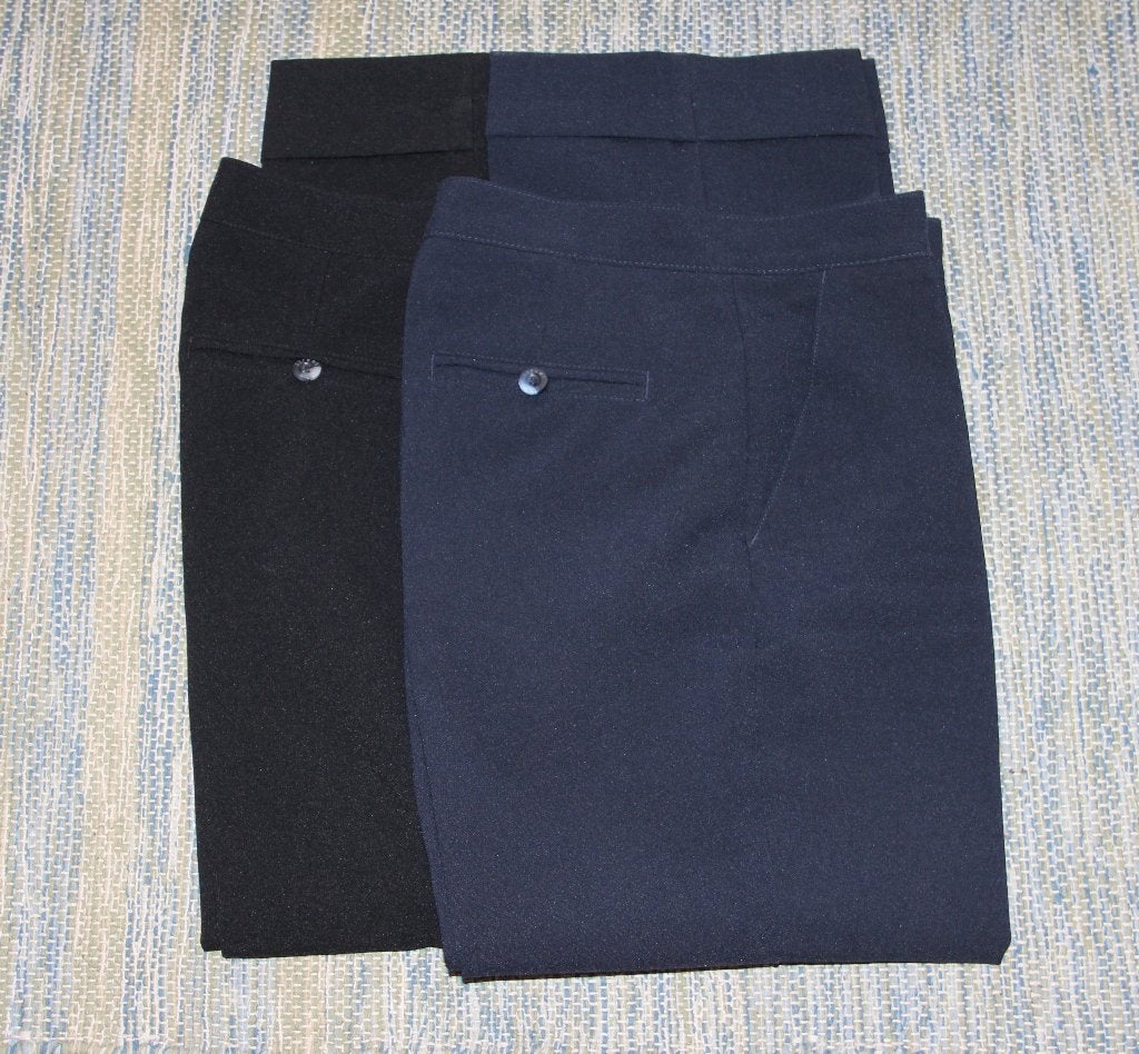 Pantalons taille haute / 34 Street One bleu ou noir à revers, Trois-quarts, Enlèvement ou Envoi, Autres couleurs, Street One