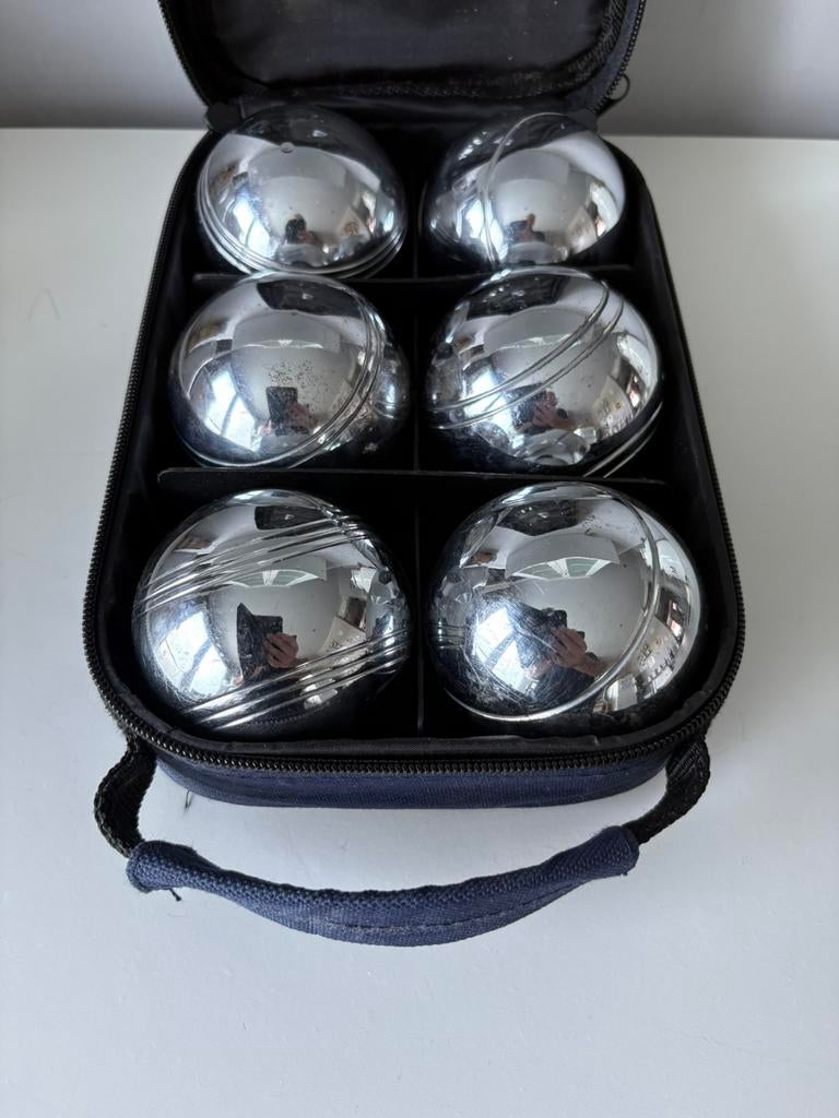 6 petanqueballen, Ophalen of Verzenden, Zo goed als nieuw