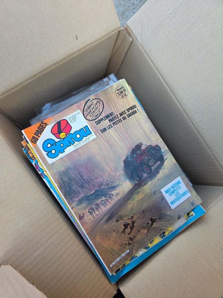 Collection de 1 470 journaux Spirou – années 1943 à 1997, Enlèvement, 1940 à 1960, Journal
