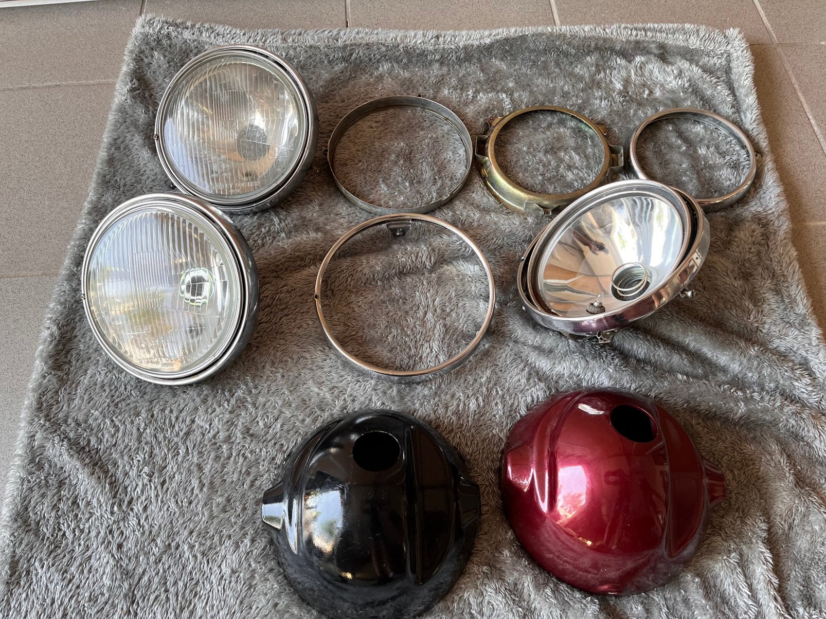 Honda CB four koplampen, Motoren, Ophalen