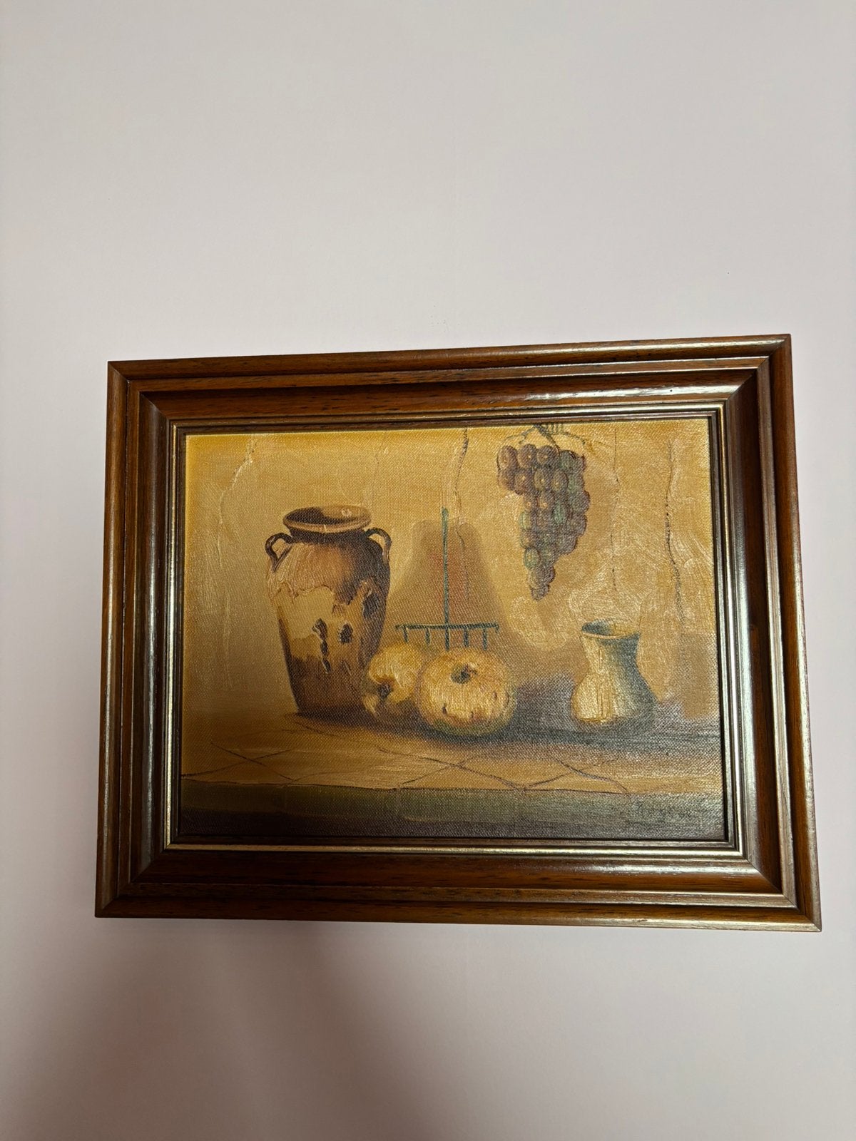 Stilleven van fruit en aardewerk, Antiek en Kunst, Ophalen