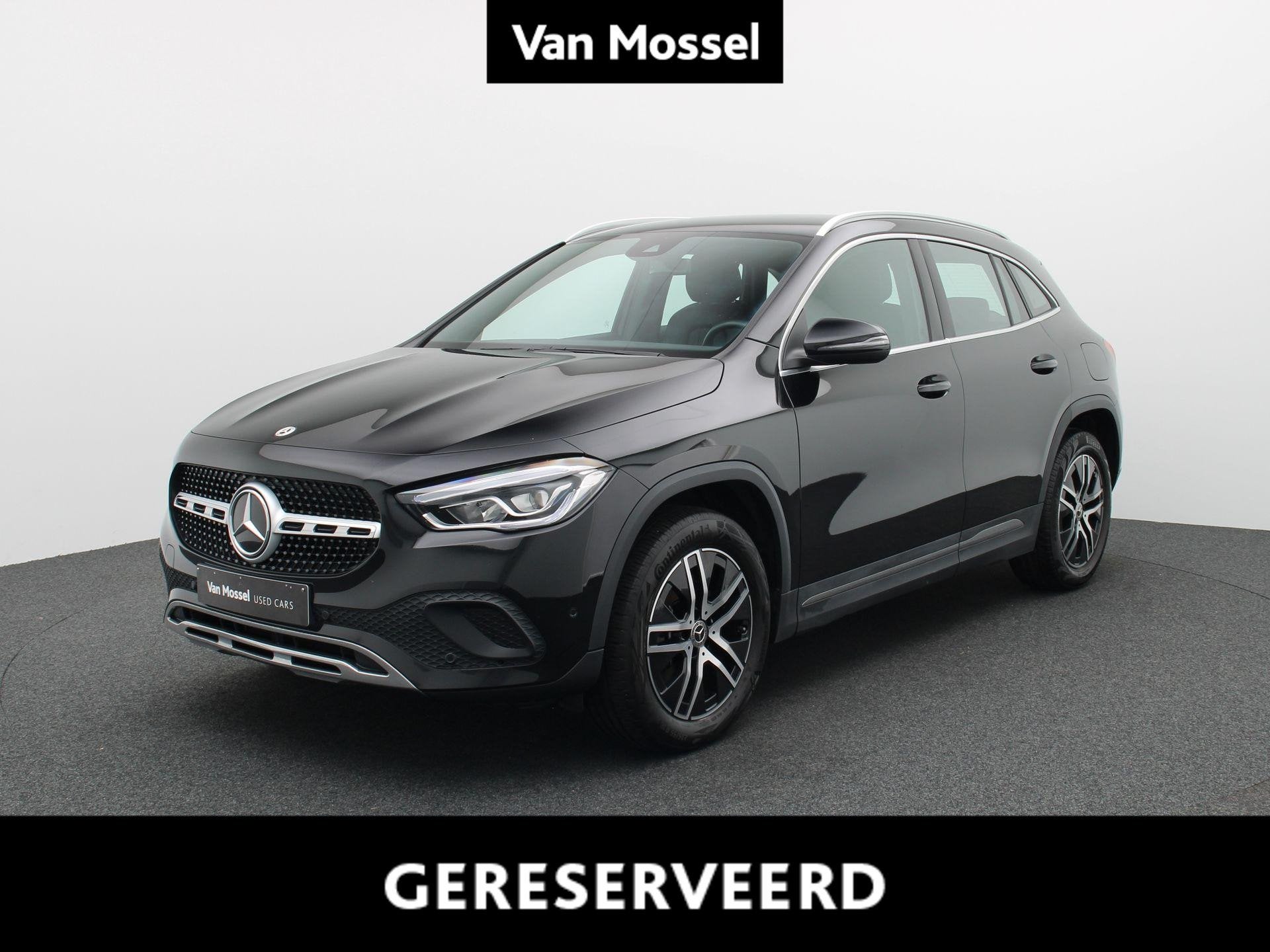 Mercedes-Benz GLA 250 e Luxury Line + LEDER + CARPLAY + 1Y U, Auto's, Dealer onderhouden, Gebruikt, 16 kWh, Zwart
