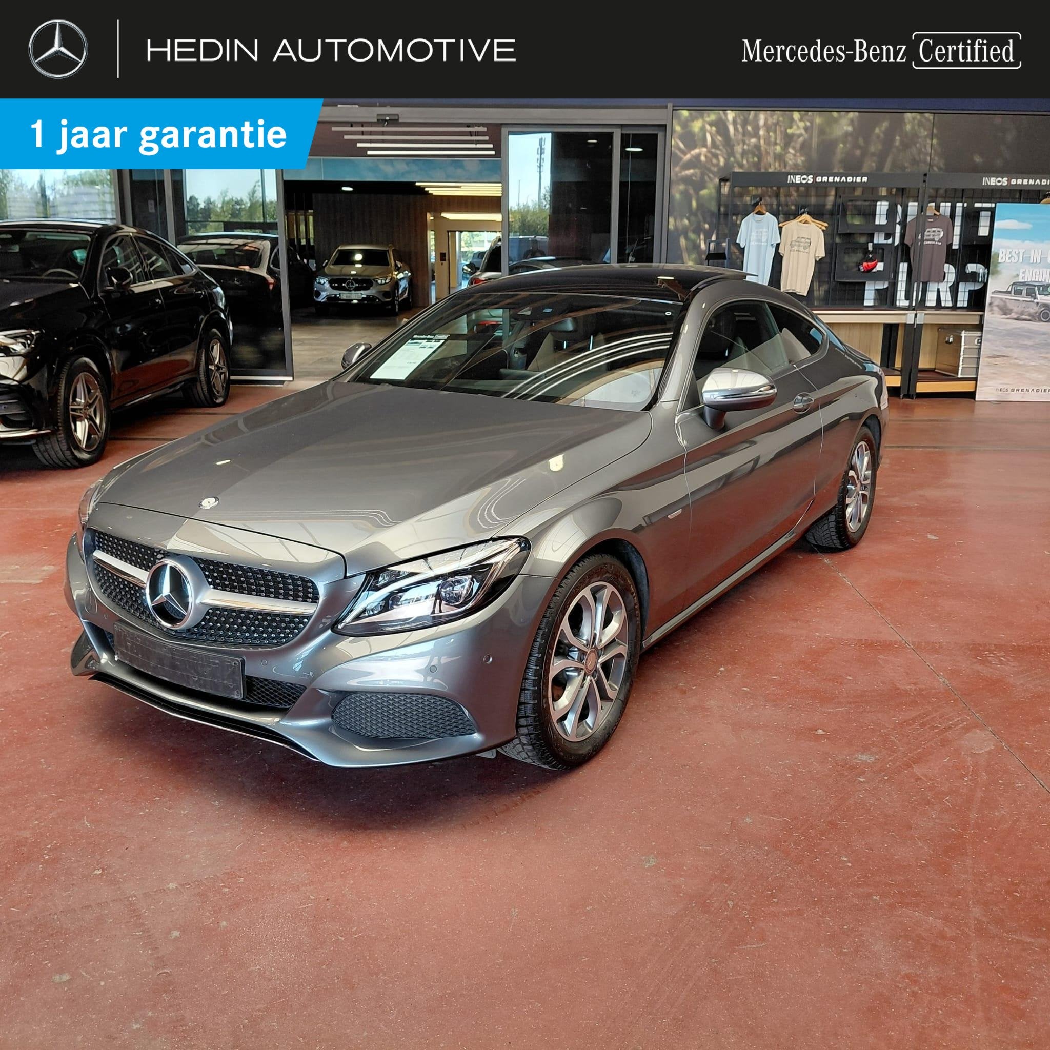 Mercedes-Benz C-klasse 200 Coupé Luxury Line | Panoramisch, Auto's, Automaat, 4 zetels, 4 cilinders, 184 pk