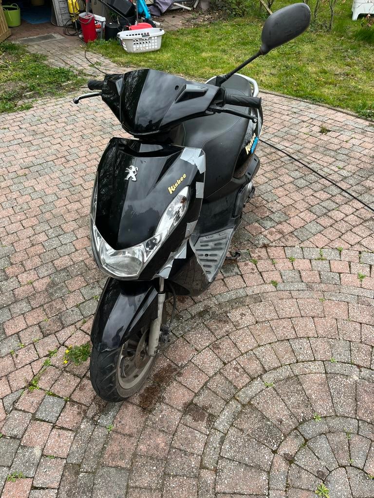 Scooter 4t peugot kisbee, Ophalen, Gebruikt, Overige modellen, Klasse B (45 km/u)